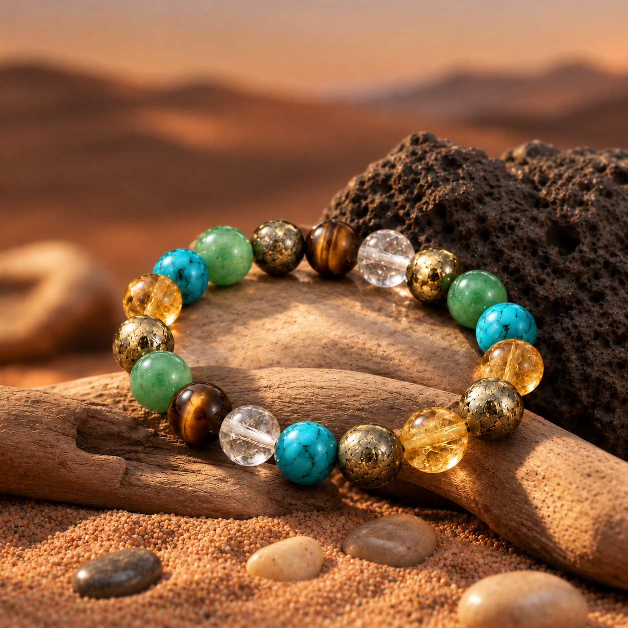 AURA Bracelet - 8 Crystals in 1