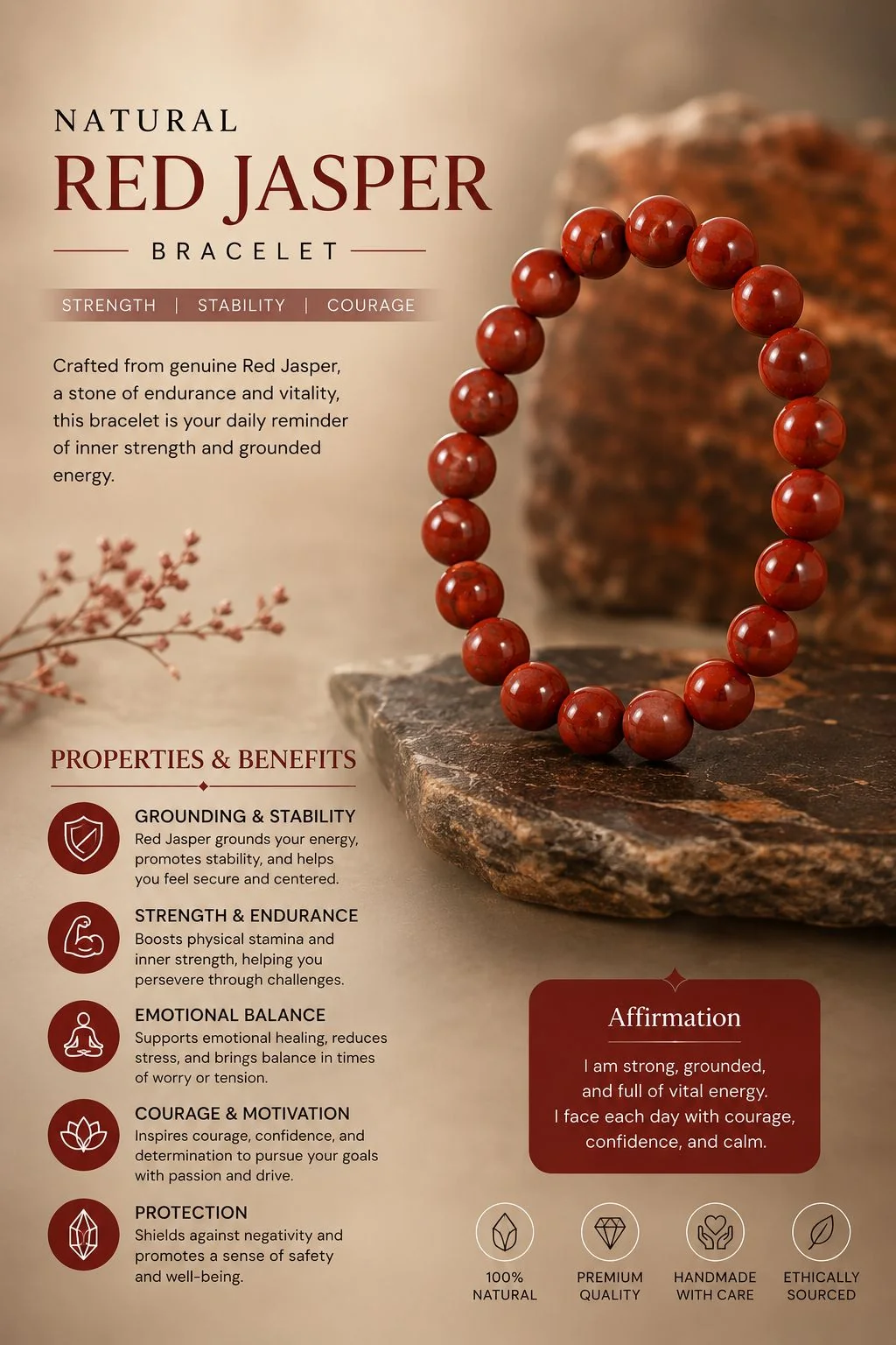 RED JASPER — The Stone of Strength & Stability - Image 5